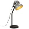 vidaXL Lampă de birou 25 W, argintiu vintage, 17x17x60 cm, E27