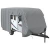 vidaXL Husa de rulota gri 550x250x220 cm Tesatura netesuta