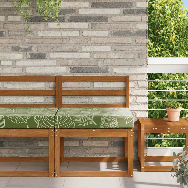 vidaXL Perna pentru canapea de exterior Design cu frunze Poliester