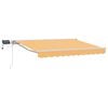vidaXL Cadru manual de marchiză cu LED-uri Nisipiu 2,5 x 2 m