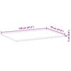 vidaXL Blat de birou netratat, 120x70x2 cm, lemn masiv de acacia