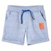 vidaXL Pantaloni scurți pentru copii cu șnur, albastru melanj, 116