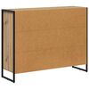 vidaXL Dulap lateral Stejar artizanal 96,5 x 30 x 75 cm Lemn compozit