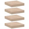 vidaXL Rafturi plutitoare, 4 buc., 23x23,5x4 cm, lemn prelucrat