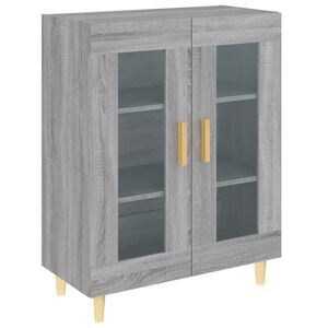 vidaXL Dulap, gri sonoma, 69,5x34x90 cm, lemn compozit