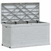 vidaXL Ladă de depozitare pentru grădină, gri deschis, 420 L