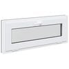vidaXL Fereastră pentru subsol RISOR 100 x 40 cm PVC și Sticlă