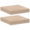 vidaXL Rafturi plutitoare, 2 buc., 23x23,5x4 cm, lemn prelucrat
