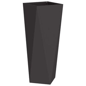 vidaXL Jardinieră Negru 30 x 30 x 75 cm Oțel