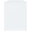 vidaXL Pantofar, alb, 100x35x45 cm, lemn compozit