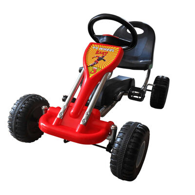 vidaXL Kart cu pedale Go Kart, roșu