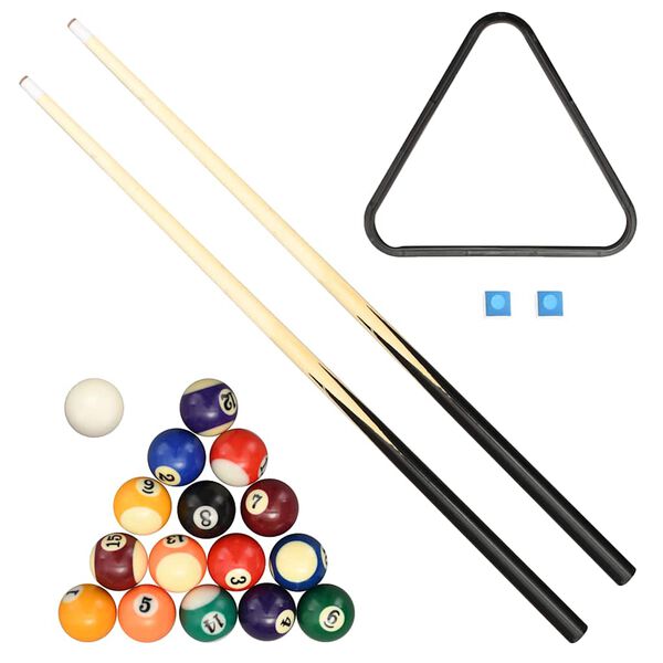 vidaXL Mini masă de biliard, 3 picioare, negru & verde 92 x 52 x 19 cm