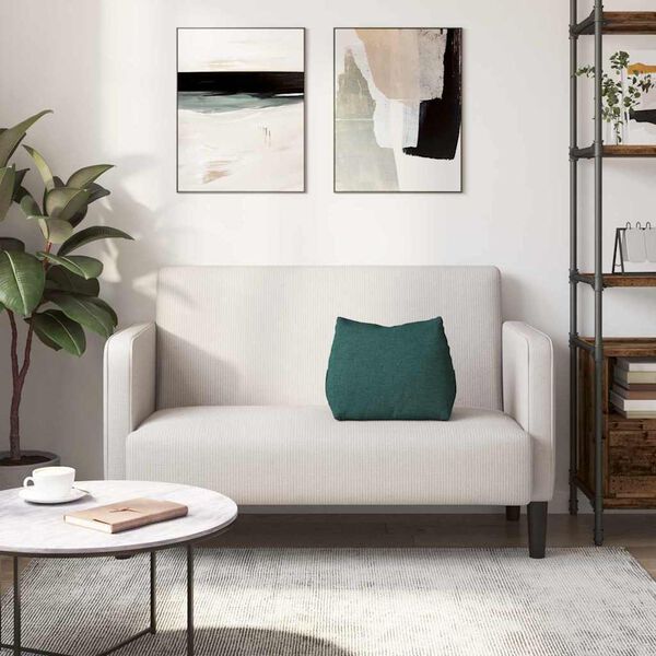 vidaXL Perna pentru spate Verde &icirc;nchis 45 x 20 x 35 cm țesătură