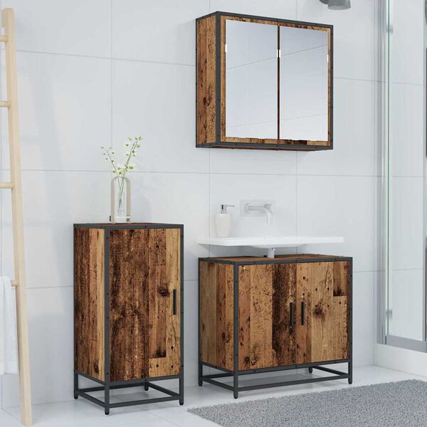 vidaXL Bufet Lemn vechi 35,5 x 35 x 76 cm