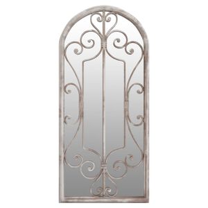vidaXL Oglindă,nisip, 100x45 cm,fier, pentru utilizare &icirc;n interior