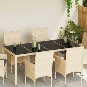 vidaXL Placă de masă 4 pcs Negru sticlă securizată