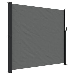 vidaXL Copertină laterală retractabilă, antracit, 180x500 cm