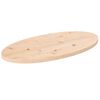 vidaXL Blat de masă oval din lemn masiv de pin 70x35x2,5 cm
