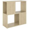 vidaXL Bibliotecă, stejar sonoma, 60x24x63 cm, PAL