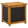 vidaXL Cutie de depozitare pentru grădină 185 L Lemn Solid de Acacia