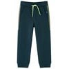 Pantaloni de trening pentru copii cu cordon verde mușchi 140