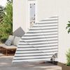 vidaXL Ecran de intimitate pentru balcon Antracit și alb 160 x 160 cm