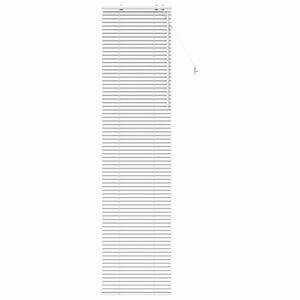 vidaXL Jaluzea venetiană Alb 60 x 250 cm 35 mm Lemn solid de Paulownia