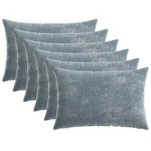 vidaXL Husă pentru pernă 6 buc. HEERLEN Albastru deschis 30 x 50 cm