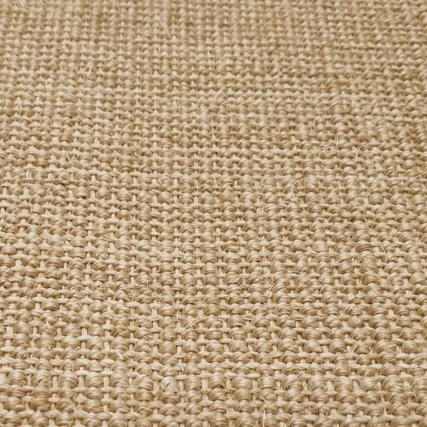 vidaXL Covor din sisal pentru stâlp de zgâriat, 100x100 cm