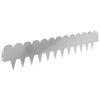 vidaXL Margine pentru gazon 30 pcs 103 x 20 cm Oțel Argintiu