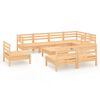 vidaXL Set mobilier de grădină, 9 piese, lemn masiv de pin
