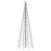 vidaXL Pom de Crăciun LED cu țepi 570 LED-uri Alb Rece 300 cm