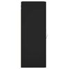 vidaXL Dulap montat pe perete, negru, 34,5x34x90 cm
