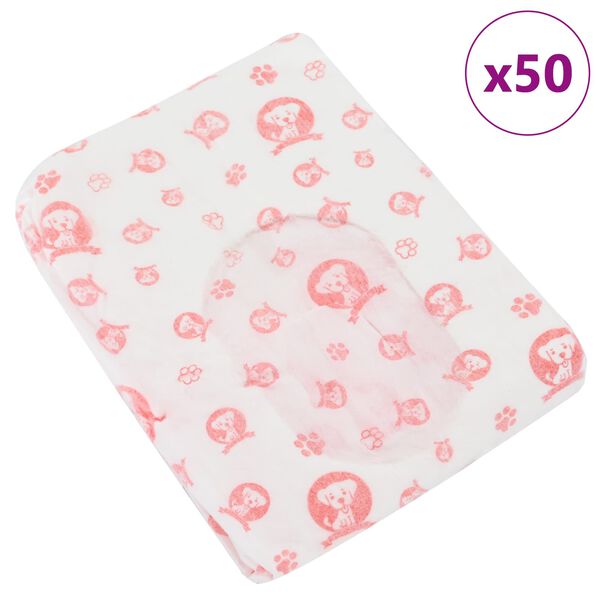 vidaXL Pantaloni absorbanti de unică folosință pentru c&acirc;ini femele 50 pcs