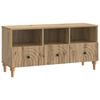 vidaXL Cabinet TV 102 x 34,5 x 50 cm Stejar Artizanal Lemn prelucrat