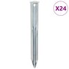 vidaXL Țăruși de cort, 24 buc., 17 cm, &Oslash;20 mm, oțel galvanizat