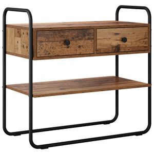 vidaXL Masă de consolă Lemn vechi 80 x 40 x 75 cm Lemn prelucrat