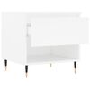 vidaXL Măsuță de cafea, alb, 50x46x50 cm, lemn prelucrat