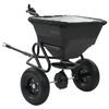 vidaXL Utilaj de &icirc;mprăștiat sare, 125x74x79 cm, PVC și oțel, 45 L