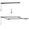 vidaXL Cortina Retractabilă Manual Albastru și Alb 300 x 200 cm