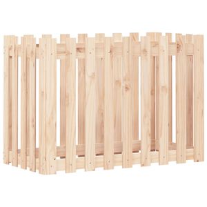 vidaXL Pat &icirc;nălțat grădină design gard 100x50x70 cm lemn impregnat pin