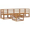 vidaXL Set de canapele de exterior 5 buc. natural