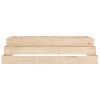 vidaXL Jardinieră, 110x110x27 cm, lemn masiv de pin