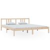 vidaXL Cadru de pat Super King, 180x200 cm, lemn masiv