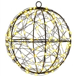 vidaXL Lumină decorativă de Crăciun 200 LED-uri Alb cald