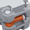 vidaXL Toaletă portabilă pentru camping, gri, 20+10 L