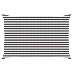 vidaXL P&acirc;nză de umbră Antracit și Alb 3 x 5 m HDPE