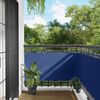 vidaXL Ecran de balcon albastru 75 x 200 cm Oxford alu acoperit cu PU