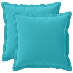 vidaXL Husă pentru pernă 2 buc. HOUTEN Turcoaz 30 x 30 cm Poliester