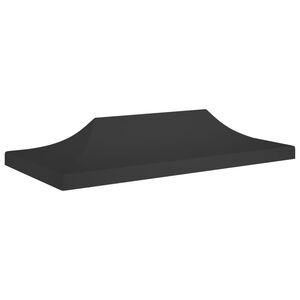 vidaXL Acoperiș pentru cort de petrecere, negru, 6 x 3 m, 270 g/m&sup2;